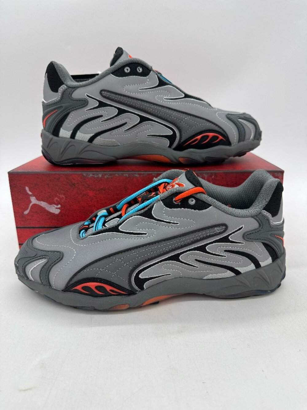 Puma Inhale X ASAP Rocky Women's Size 9.5 Gray silver Athletic Shoes 405474 01